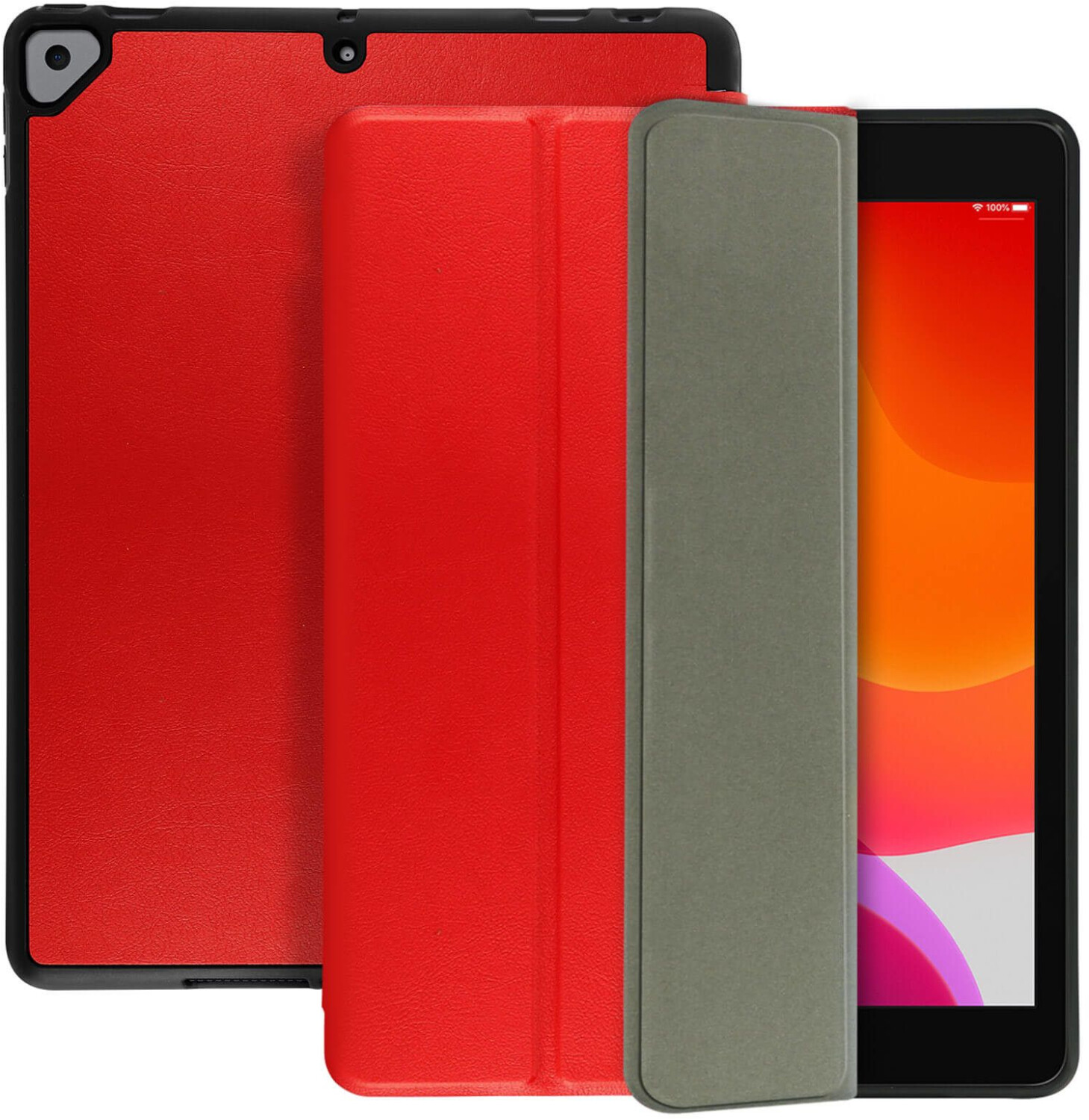 Avizar Trifold iPad 10.2 2019 Red