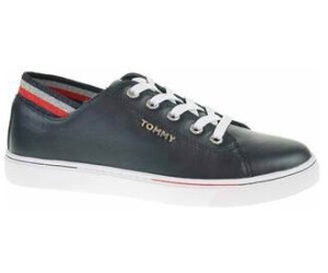 tommy hilfiger glitter detail city sneakers white