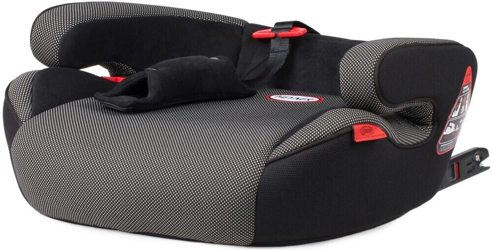 HEYNER® Kindersitz 2in1 mit abnehmbarer Rückenlehne 15-36 kg Isofix  Autokindersitz Sitzerhöhung (schwarz) : : Baby