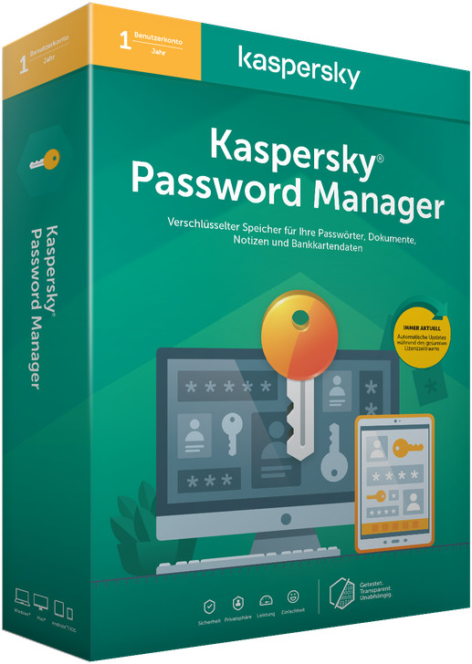 kaspersky password manager key