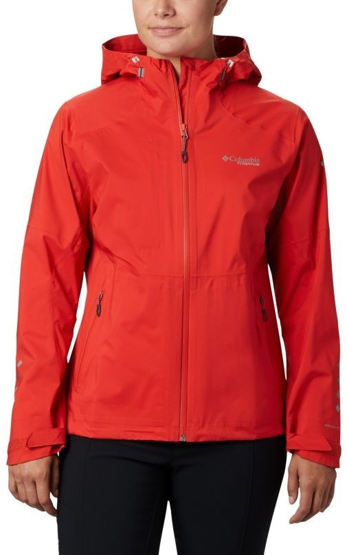 Columbia Women's Titan Pass 2.5L Shell (1887144) bold orange
