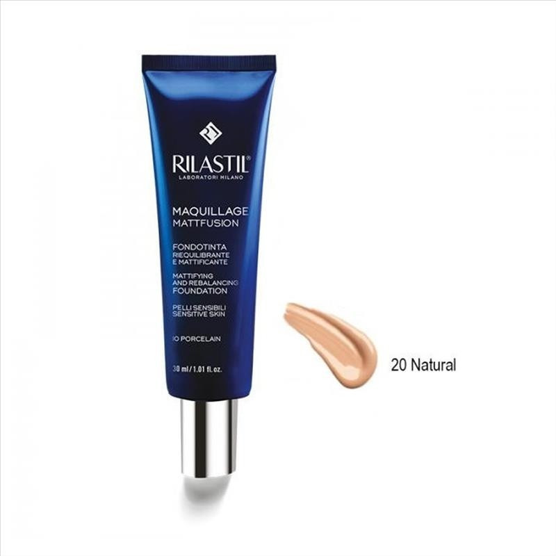 Rilastil Maquillage Mattifying Foundation 20 Natural (30ml)