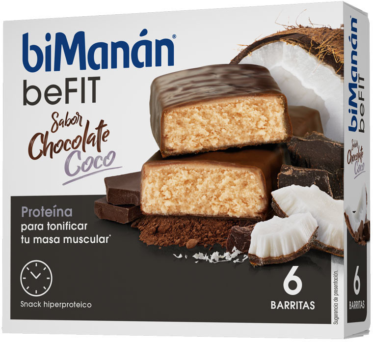 Bars beFIT chocolate coconut (6 pieces)