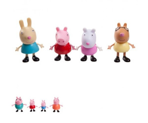 Peppa Pig 4er Spielfigurenpack Peppa und Freunde Neu Jazwares Peppa Wutz 