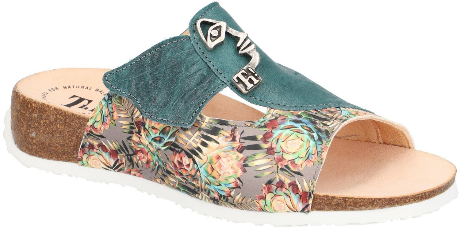 Think! Chaussons Mizzi Femme – Mules Crantées Sans Chrome, Cuir Végétal Et Confort Optimal