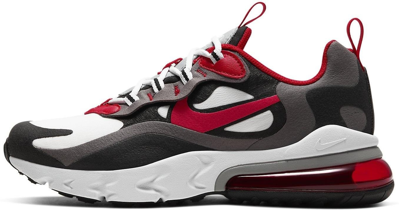 nike air max 270 react iron grey university red