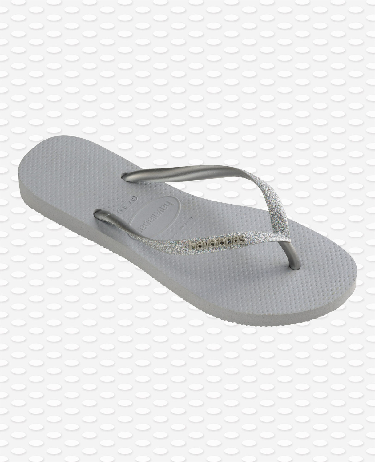 Silver discount glitter havaianas