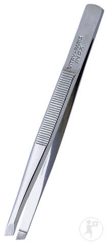 Vitry Pince à épiler Mors Biais Inox (1 pc)