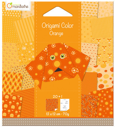 Avenue Mandarine Pochette origami Color orange