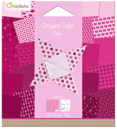 Avenue Mandarine Pochette origami Color rose