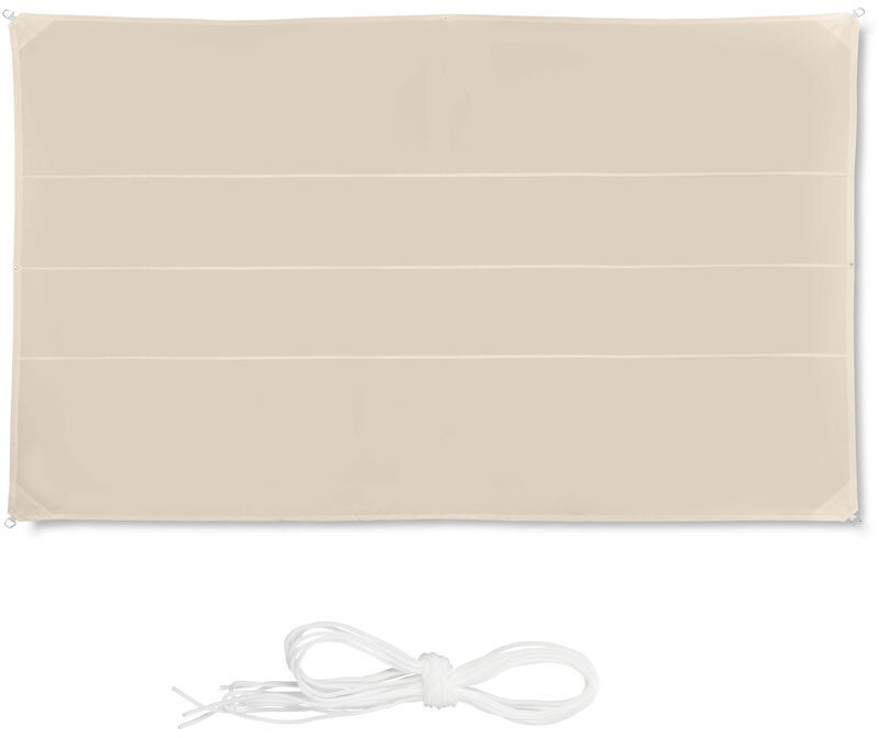 Relaxdays Shade Sail Rectangular 600 x 400 cm Beige