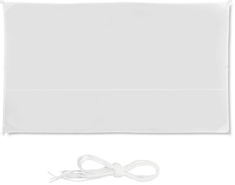 Relaxdays Shade Sail Rectangular 400 x 200 cm White