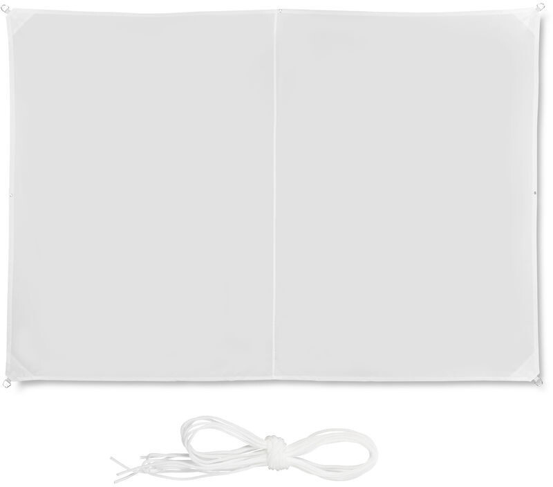 Relaxdays Shade Sail Rectangular 300 x 200 cm White