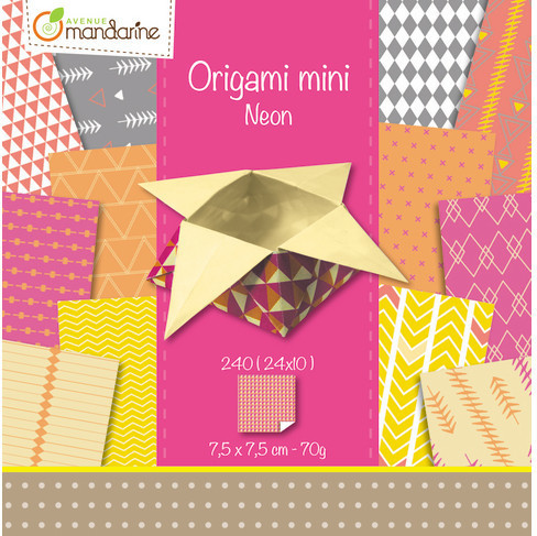 Avenue Mandarine Origami Mini Neon