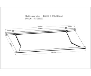 PRIMASTER Vollkassetten-Markise 350 x 300 cm ab 949  | Vergleiche 2  Angebote auf idealo.de