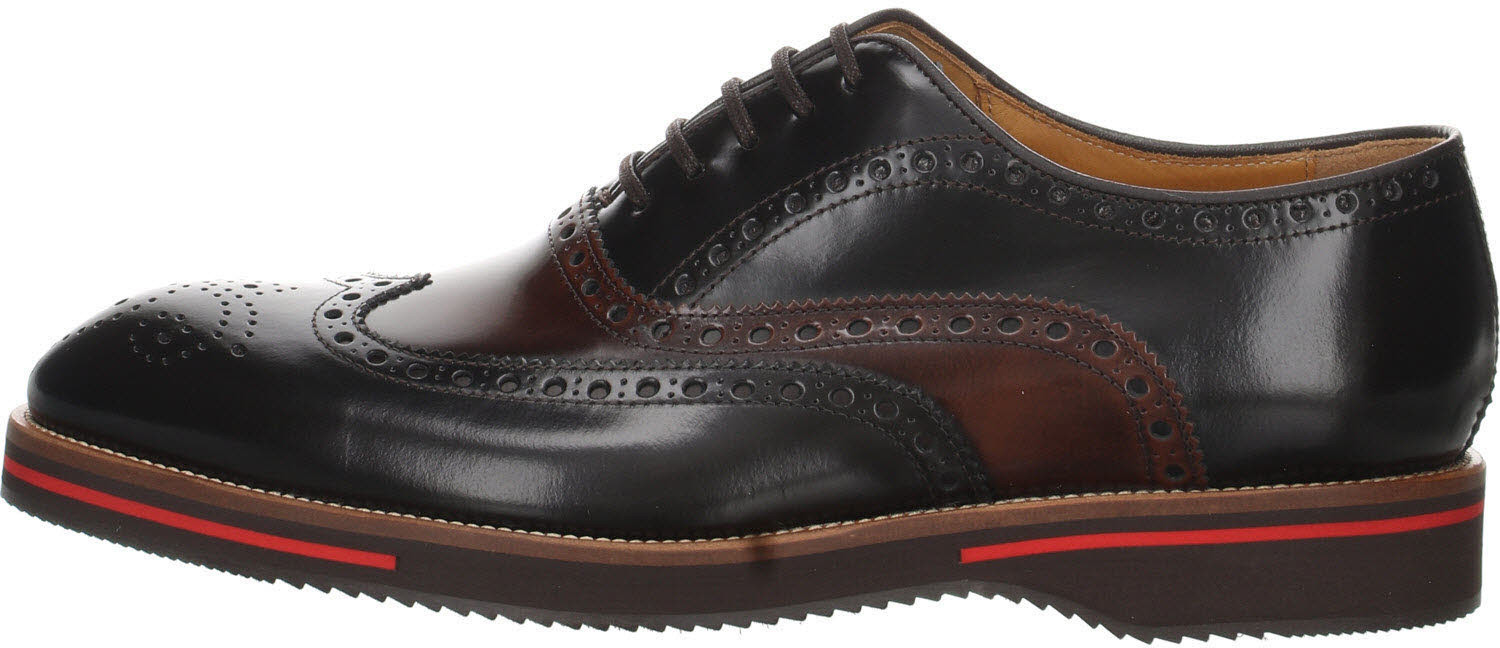 K & K Brogues black/brown (1398)