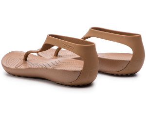 crocs sexi flip bronze
