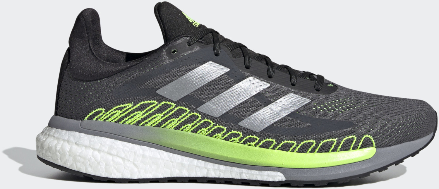 Adidas SolarGlide ST 3 grey five/silver metallic/signal green desde 84,18 â¬ | Compara precios en 