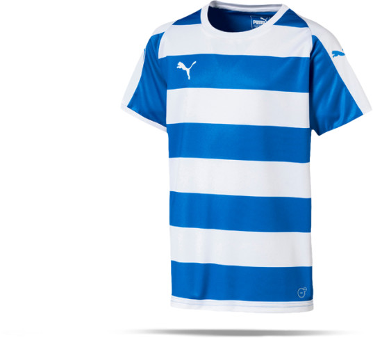 Puma LIGA Hooped Shirt short sleeve Youth (703423-002) blue