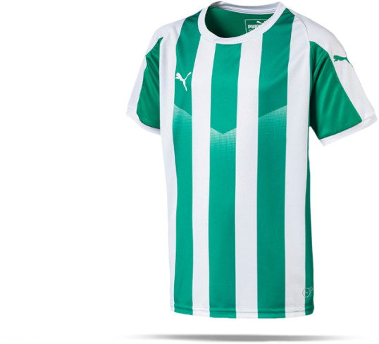 Puma LIGA Striped Shirt short sleeve Youth (703425-015) green