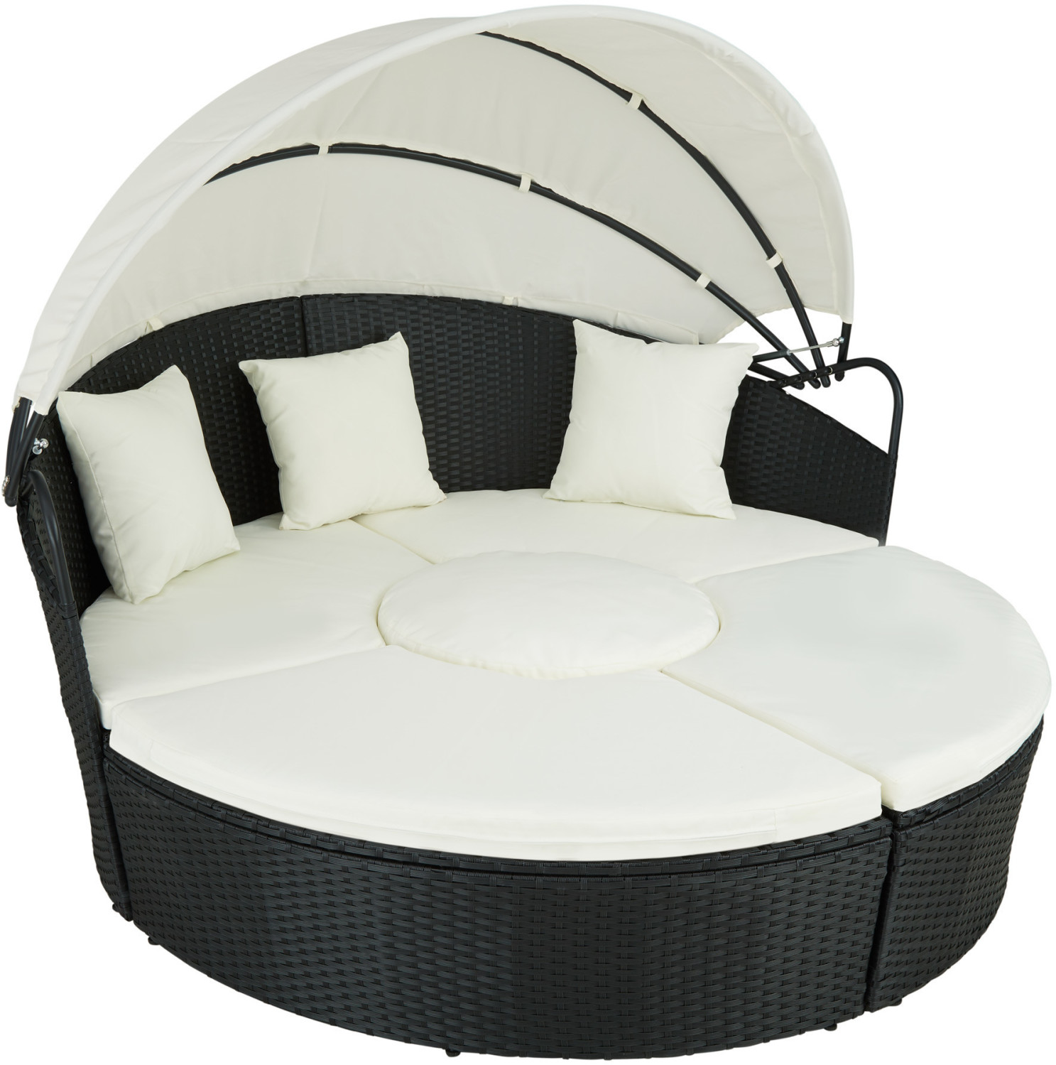TecTake Garden Day Bed Black (403423)