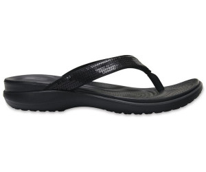 crocs capri v sequin flip flops