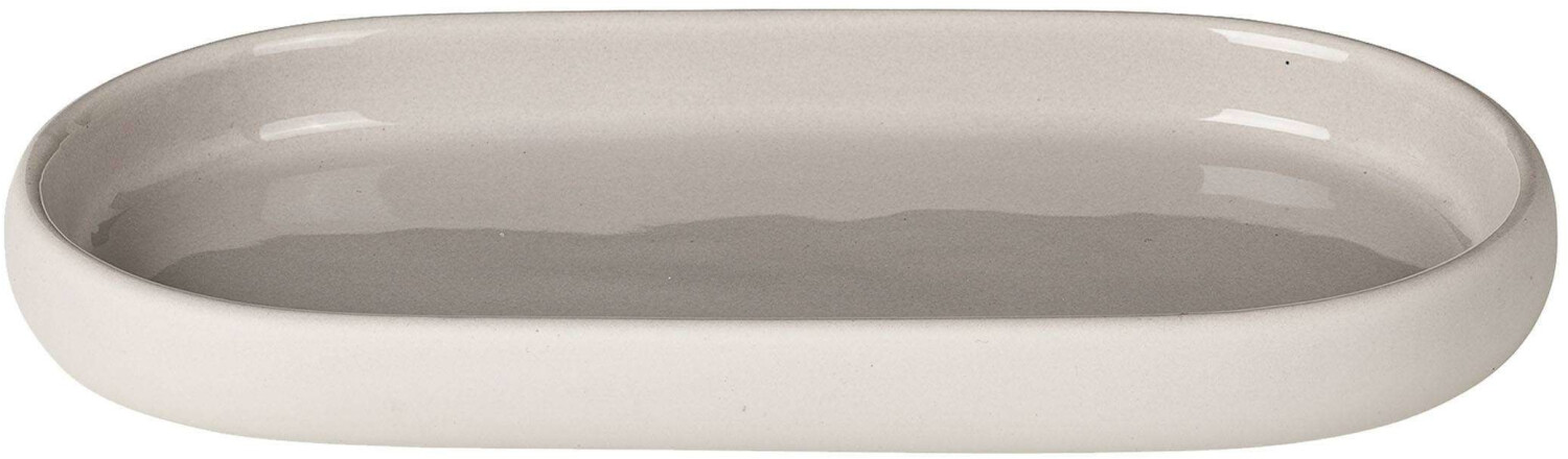 Blomus Tablett Sono Tan, Keramik, Silikon, Kunststoff, 19 x 10 cm, 66374