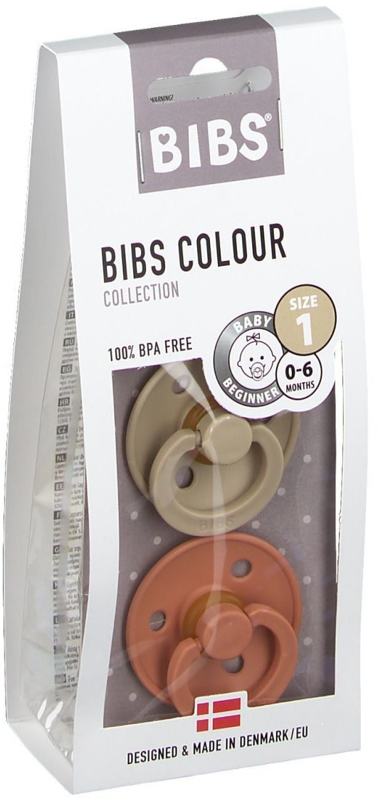 BIBS Colour taille 1 peach/vanilla