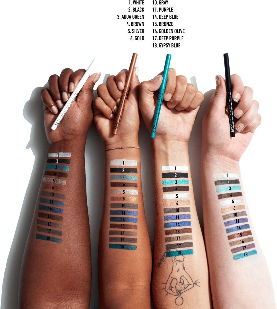 NYX Mechanical Pencil Eyeliner Deep Blue 14 (0,31 g)