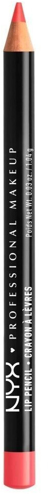 NYX Lipliner Slim Lip Pencil Hot Red 817 (1 g)