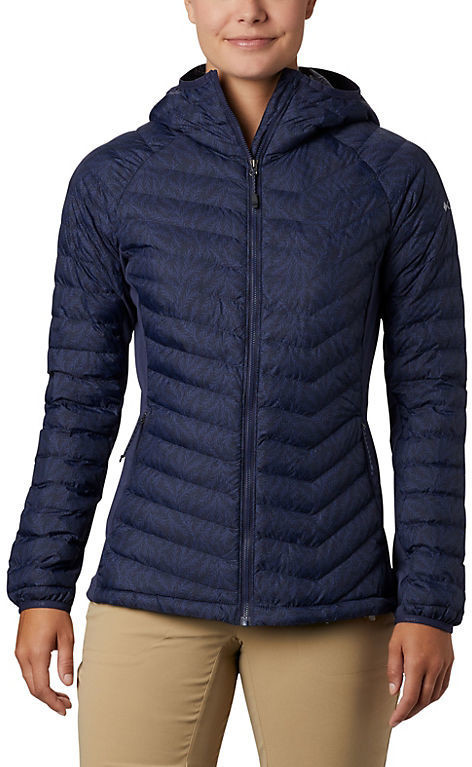 Columbia Powder Pass Hooded Jacket Women's nocturnal ferny ferns print