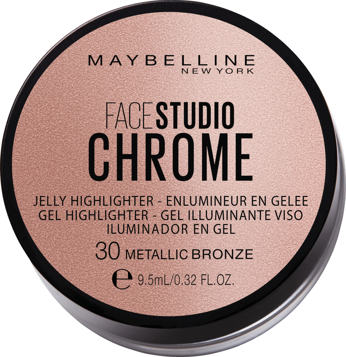 Gemey Maybelline Highlighter Face Studio Chrome Jelly 30 Metallic Bronze (8.6 ml)