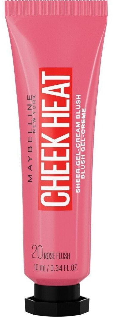 Gemey Maybelline Rouge Cheek Heat Blush 20 Rose Flash (10 ml)