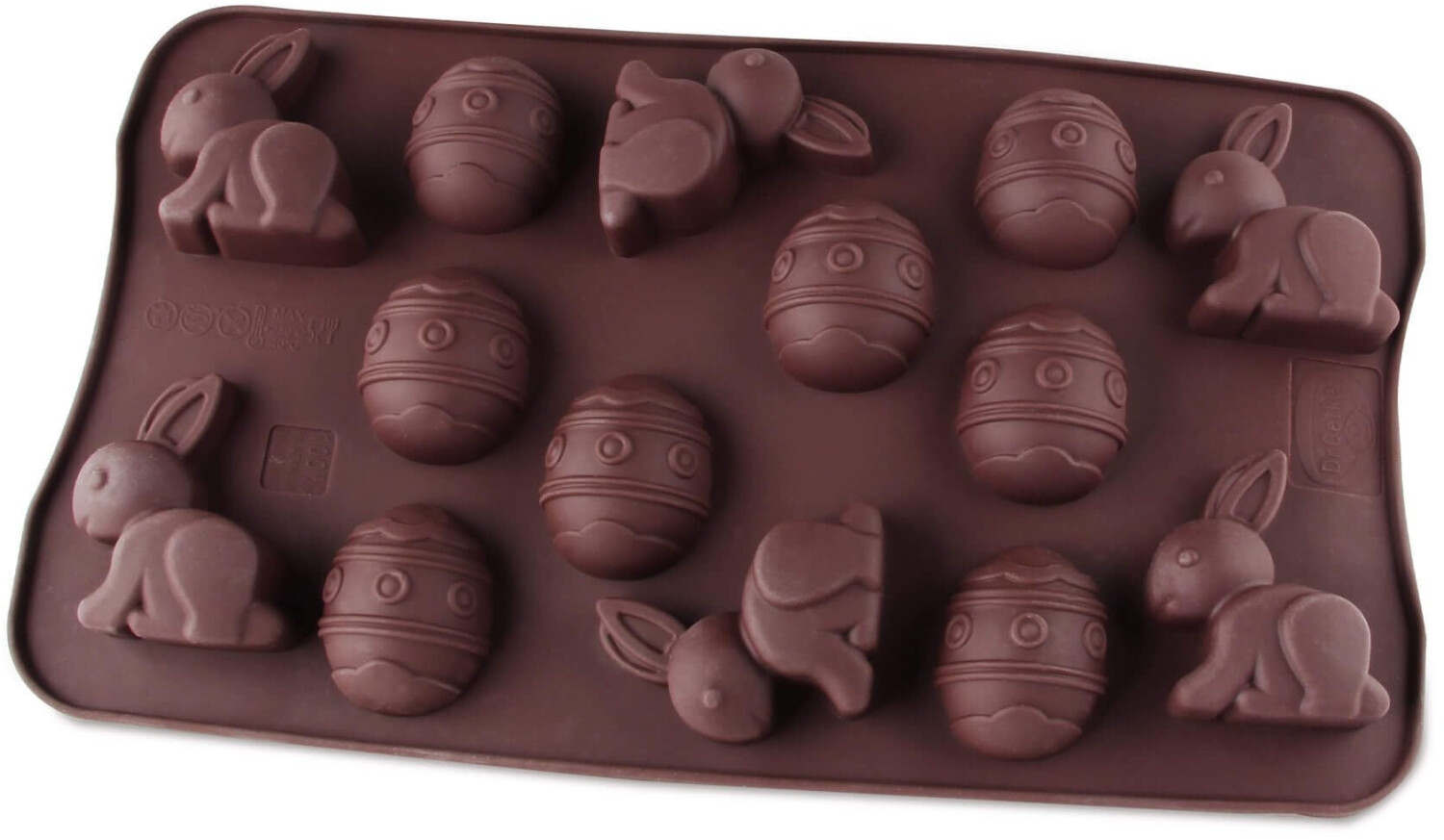 Dr. Oetker Chocolate Mould Confiserie of Silicone Happy Easter