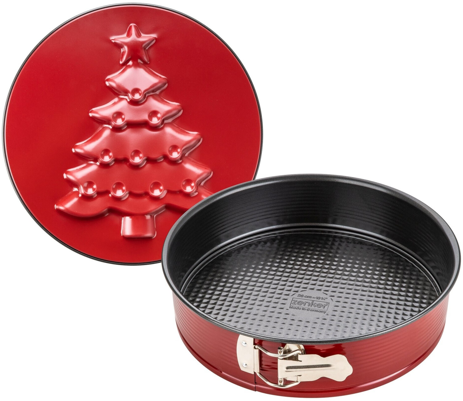Zenker Sparkling Christmas Springform Cake Tin Tree Iron (6006)