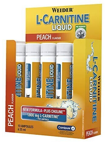 Weider L-Carnitine Liquid 20 x 25 ml Peach