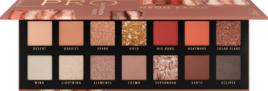 Catrice Pro Neon Earth Slim Eyeshadow Palette Elements Of Power 010 (10,6 g)