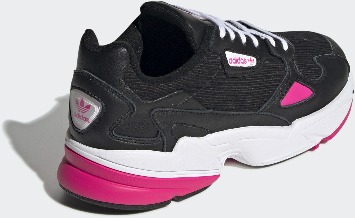Adidas falcon shop schwarz pink