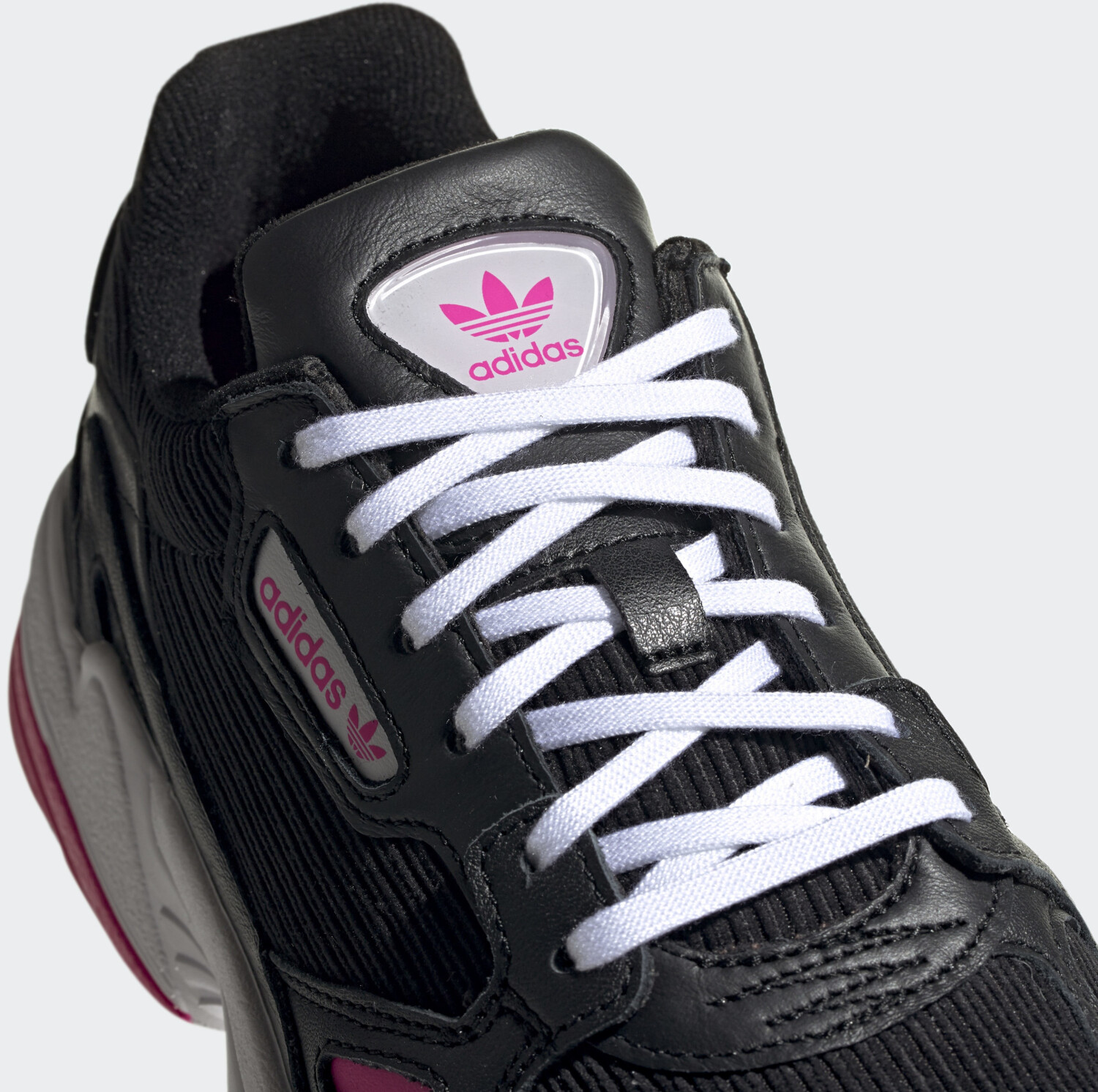 Adidas falcon schwarz new arrivals pink