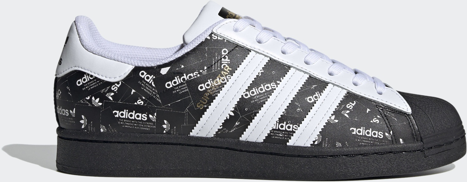 Buy Adidas Superstar core black/cloud white/cloud white from Â£61.22 (Today) â Best Deals on 