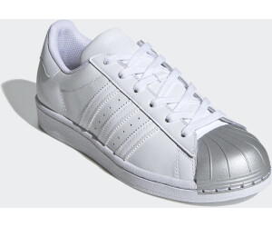 adidas white silver