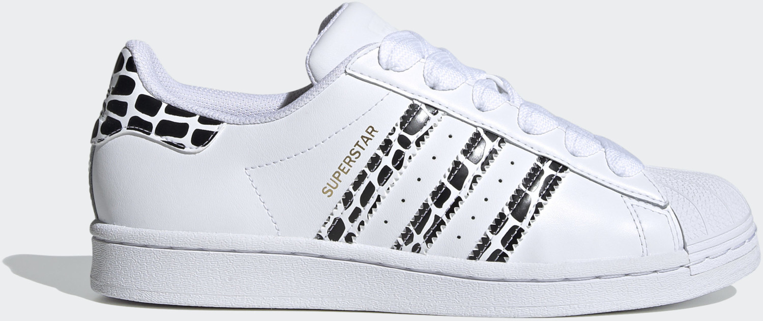 Adidas superstar white black gold womens discount