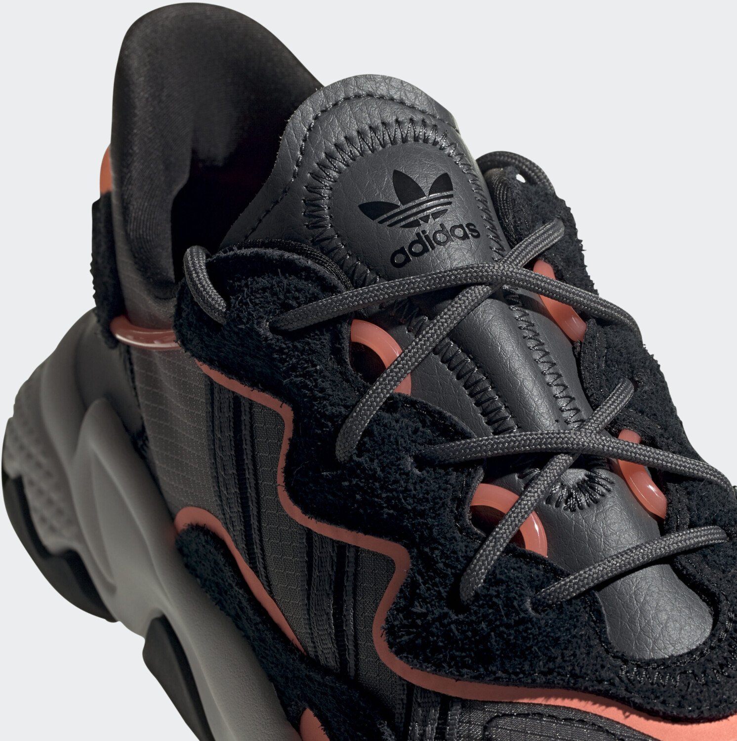 Buy Adidas Ozweego core black/grey six/signal coral from Â£67.46 (Today) â Best Deals on idealo.co.uk