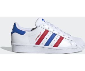 Adidas Superstar Junior cloud white/blue/scarlet au meilleur prix sur  idealo.fr