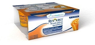 Nestlé Resource Aqua+ Gel Orange Sugar Free Orange (4x125ml)