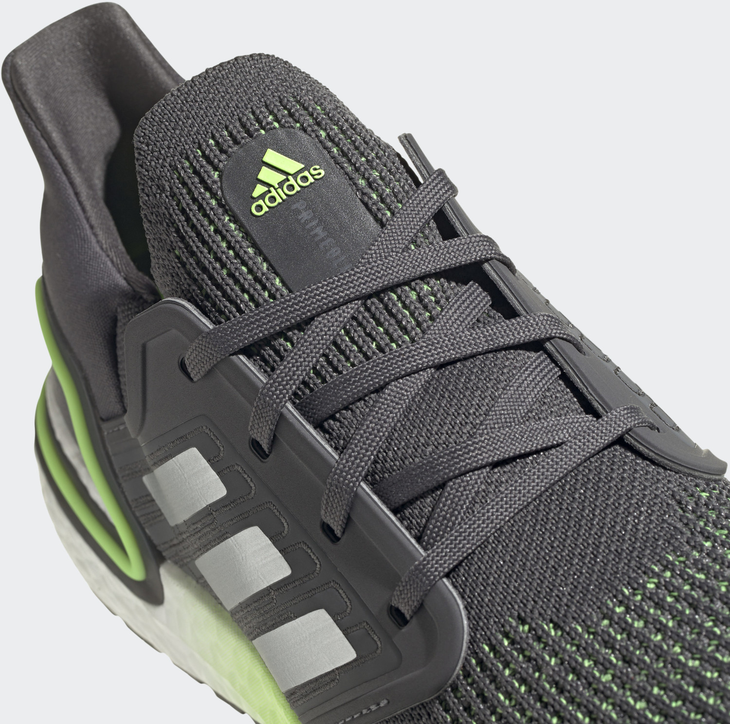 Buy Adidas Ultraboost 20 Grey Five/Silver Metallic/Signal Green from Â£80.00 (Today) â Best Deals 