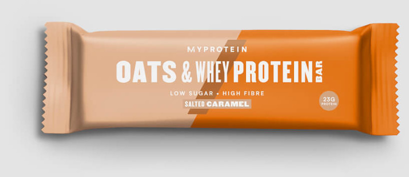 Myprotein Oats & Whey Protein Bars (P0279OATSWHEYSC18X80) Salted Caramel
