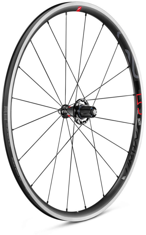 Fulcrum Racing 5 Wheelset Road 28 CA 9-12-fach Clincher black/red