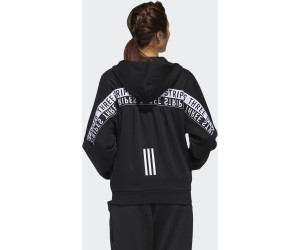 Adidas 3-Stripes Wording Hooded Jacket black (GF6977) au meilleur prix sur  idealo.fr