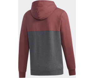 Adidas Essentials Colorblock Hooded Jacket legacy red mel adidas Performance Sweatjacke legacy red